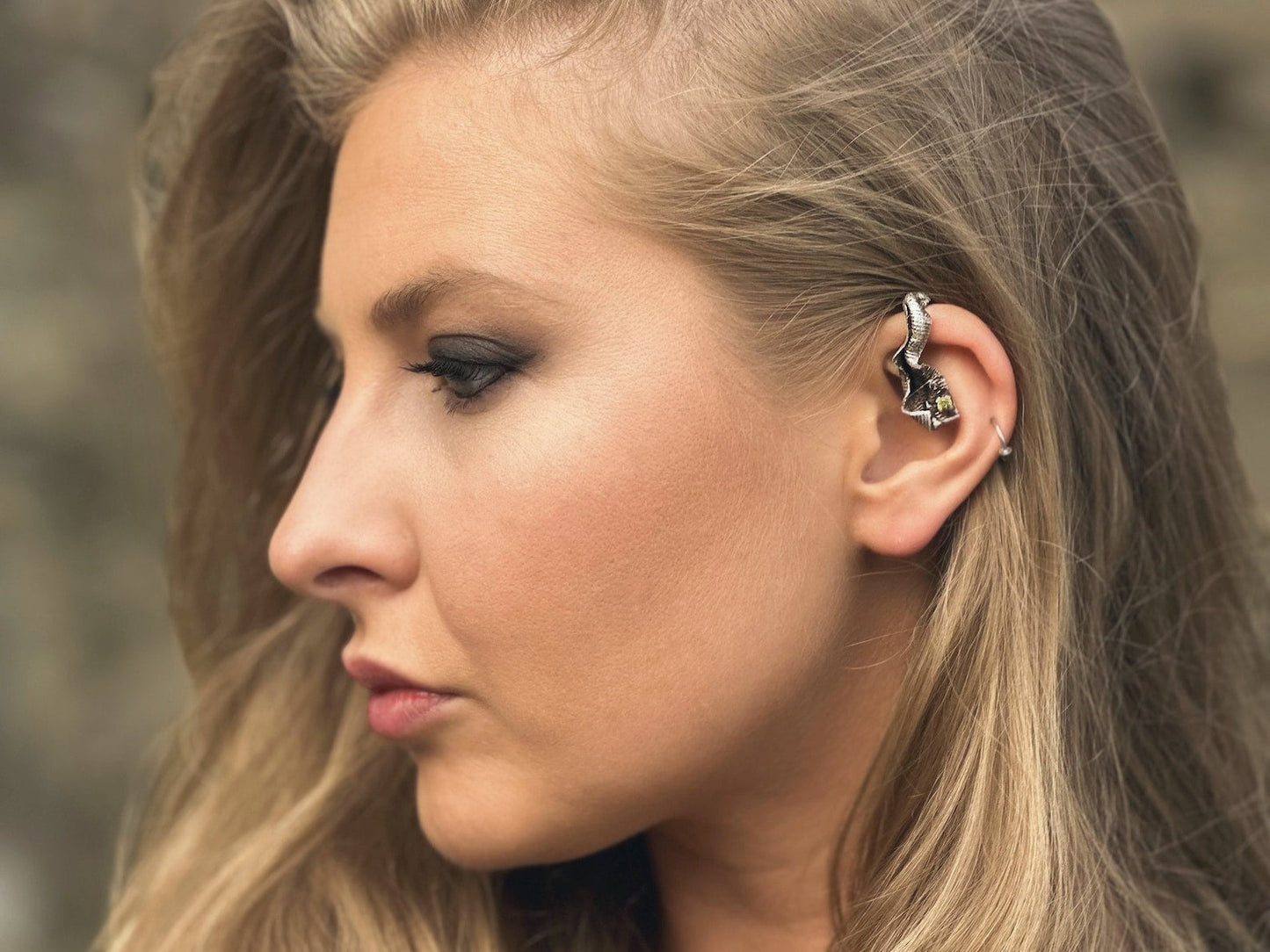 Green Zircon Ear Cuff LevenExclusive