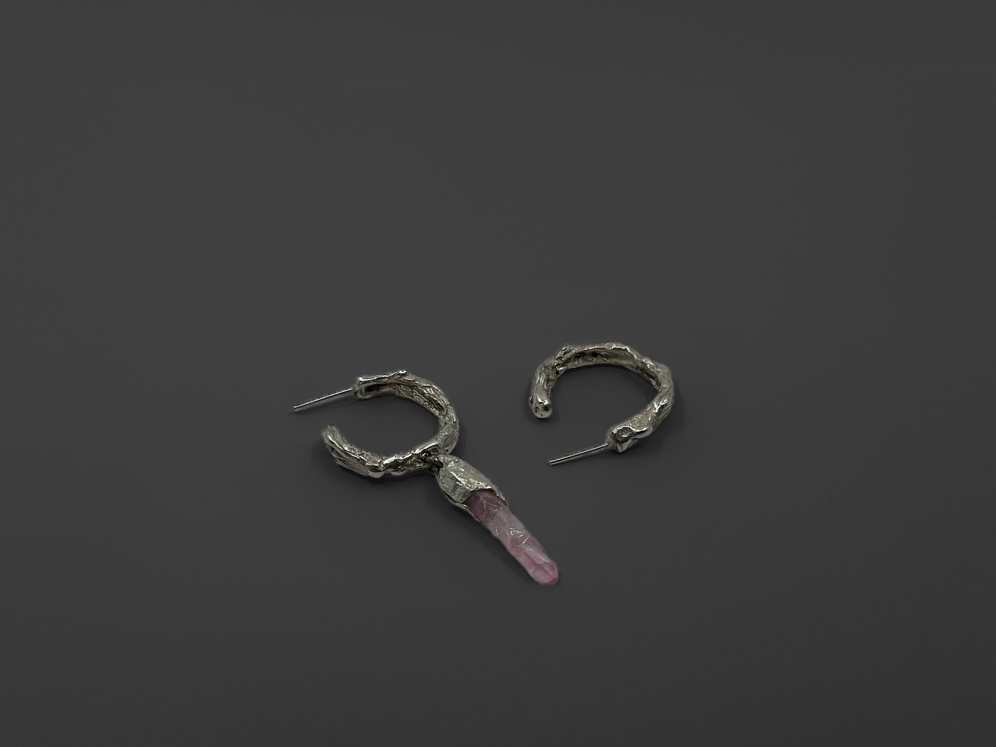 Rose Quatrz Earrings LevenExclusive