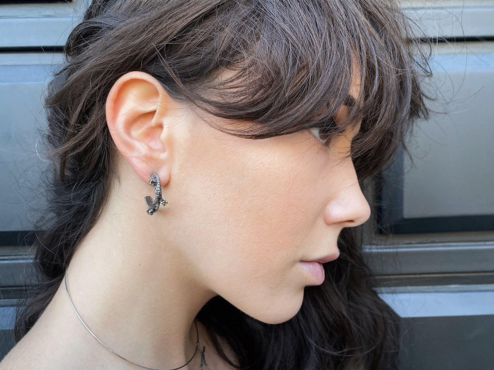 Zircon Hoop Earrings LevenExclusive