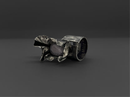 ვერცხლის ბეჭედი კვარცით