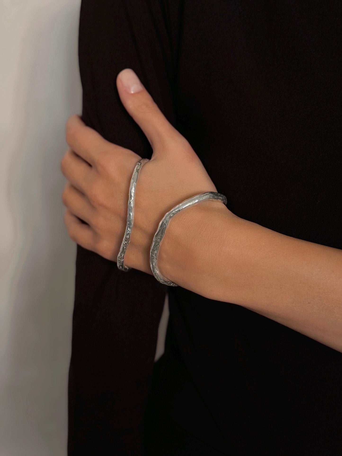 მტევნის & მაჯის ვერცხლის სამაჯური